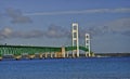 Mackinac Bridge, Michigan Royalty Free Stock Photo