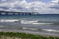 Mackinac Bridge in Upper Peninsula of Michigan. Royalty Free Stock Photo