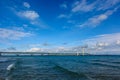 Mackinac Bridge in Upper Peninsula of Michigan Royalty Free Stock Photo