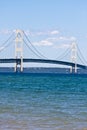 Mackinaw bridge Royalty Free Stock Photo