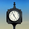 Mackinaw City clock Royalty Free Stock Photo