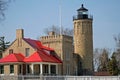 Mackinaw City Lighthouse Royalty Free Stock Photo
