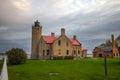 Mackinaw Point Lighthouse In Mackinac City Michigan Royalty Free Stock Photo