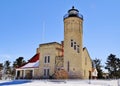 Mackinaw Point Lighthouse Royalty Free Stock Photo