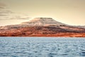 Macleod Table on Isle of Skye - flat summit visible from Dunvegan