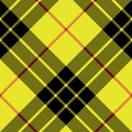 Macleod tartan kilt fabric texture plaid diagonal seamless pattern