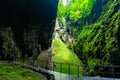 Macocha Abyss in Moravian Karst Royalty Free Stock Photo