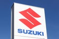 Suzuki logo on a panel