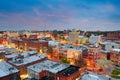 Macon, Georgia, USA Downtown Skyline Royalty Free Stock Photo