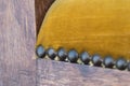 Macro of antique furniture - vintage furniture detail