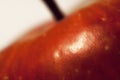 Macro on an apple Royalty Free Stock Photo