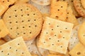 Macro assorted crackers