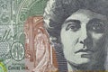 Macro Australian One Hundred Dollar Banknote Detail