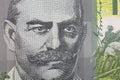 Macro Australian One Hundred Dollar Banknote Detail