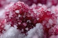 Macro background of crystallized fruit juice concentrate Royalty Free Stock Photo