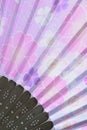 Macro background texture of Japanese paper fans Royalty Free Stock Photo