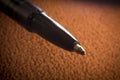 Macro Ball Point Pen Royalty Free Stock Photo