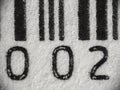 MACRO: Barcode Royalty Free Stock Photo