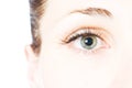 Macro beautiful female eye Royalty Free Stock Photo