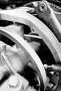 Old Machinery Gears and Hardware Royalty Free Stock Photo