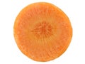 Macro of a carrot slice