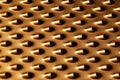 Macro, cheese grater surface.