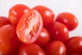 Macro of cherry tomatoes