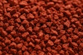 Macro Shot of Rubberized Running Track Granules â High Detail Sports Surface Texture Photography Royalty Free Stock Photo