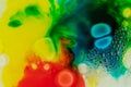 Macro close up of different color oil paint soap. Colorful acrylic. modern art concept. Fine, creative. Royalty Free Stock Photo