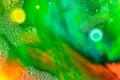 Macro close up of different color oil paint soap. Colorful acrylic. modern art concept. Fine, creative. Royalty Free Stock Photo