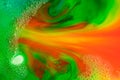 Macro close up of different color oil paint soap. Colorful acrylic. modern art concept. Fine, creative. Royalty Free Stock Photo