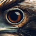 macro close up of an eagle eye Royalty Free Stock Photo