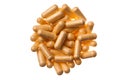 Macro Closeup Circular Texture of Vitamins B Complex
