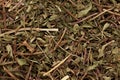 Macro closeup of dried organic Peppermint (Mentha piperita)
