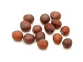 Macro closeup of Organic brown mustard seeds.