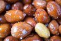 Roasted Peanuts Macro Close Up Royalty Free Stock Photo