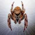 A Macro Closeup of a Spider Royalty Free Stock Photo