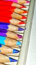 Macro color pencils Royalty Free Stock Photo