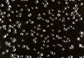 Macro of condensation water bubbles Royalty Free Stock Photo