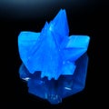 Macro of copper sulphate crystal