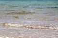 Macro dead sea wave in Israel