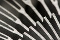Macro detail of CPU Cooler, background Royalty Free Stock Photo