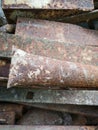 Rusty metal pipes Royalty Free Stock Photo