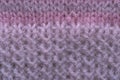 Macro detail of the woolen fabric of a homemade clothing