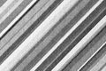 Macro Diagonal Stripe Gradient Pattern in Black and White Royalty Free Stock Photo