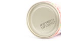 Macro expiration date on canned food