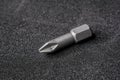 Macro Of A Faint Phillips / Cross Bit Royalty Free Stock Photo