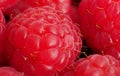 Raspberry close-up photo, macro focus bracketing, pink-red, hairs, raspberry background, Rubus Idaeus