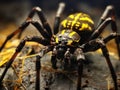 Macro of a Garden Spider