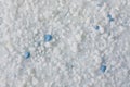 Macro of a granule powder type detergent Royalty Free Stock Photo